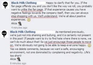 Black Milk Clothing - Critics should just "move on"