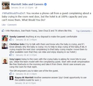 Marriott What would You Do Facebook