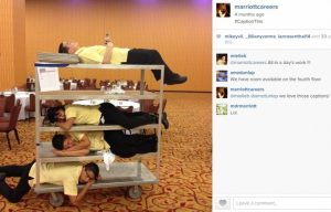 Marriott napping employees
