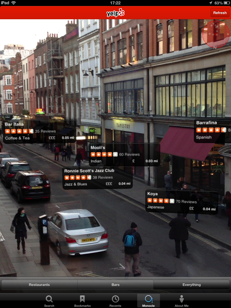 Yelp Monocle