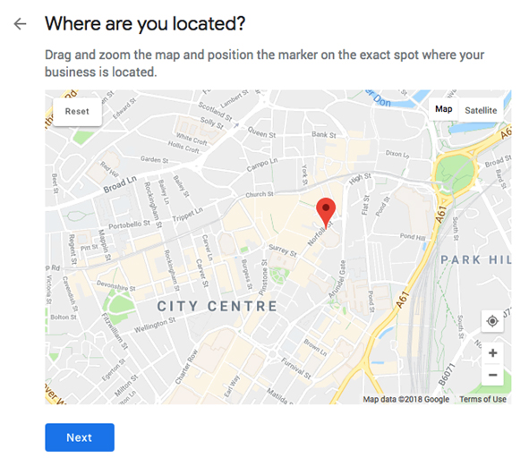 Enter your Exact Location