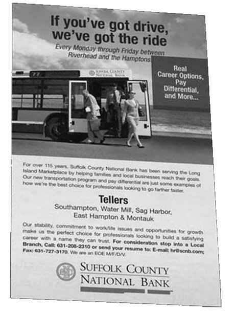 Suffolk County National Bank boosted their recruitment efforts