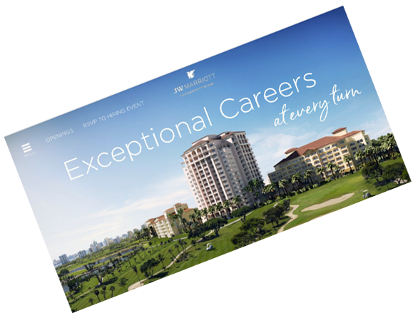 Brandemix helped JW Marriott recruit 500+ employees in less than 45 days